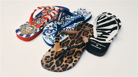 dolce gabbana and havaianas.